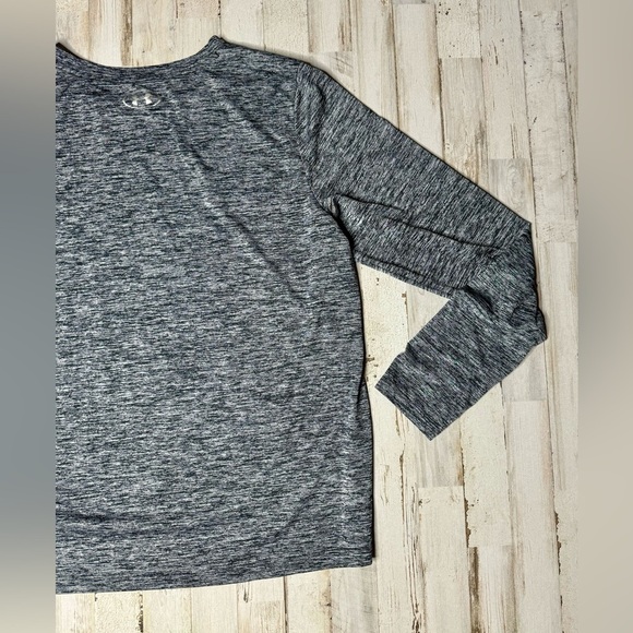 Under Armour HeatGear Women’s XXL Gray Long Sleeve Fitted Athletic Shirt - Picture 11 of 12